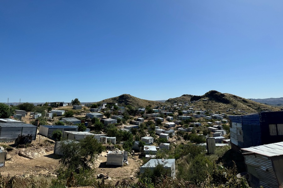 Informal Settlement in Windhoek, Africa