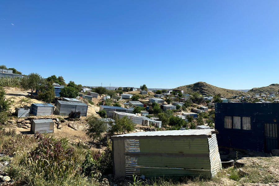 Informal Settlement in Windhoek, Africa