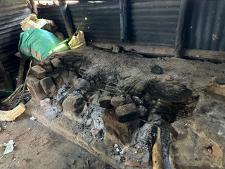 School Kitchen in St. Colombo School, Kenya